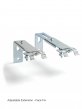 adjustable extension brackets 25mm metal venetians