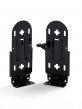 double roller blind double brackets black